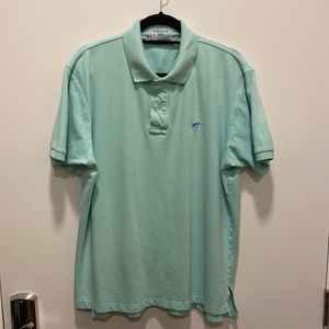 Southern Tide Skipjack Polo - Sea Foam XL